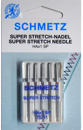 Schmetz symaskinnåler Super Stretch HAx1SP str. 75 - 5 stk.
